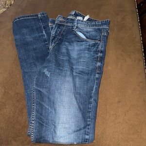 Pull&Bear Men's Blue Denim Jeans - Classic Straight Fit